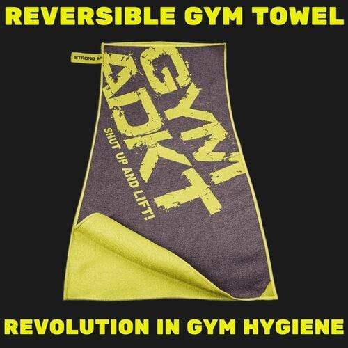 RockyCay Antibacterial Gym Towel - Metal Grey Large Gym Towel